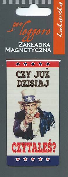Zakładka magnetyczna "CZY JUŻ DZISIAJ CZYTAŁEŚ?" ZK127