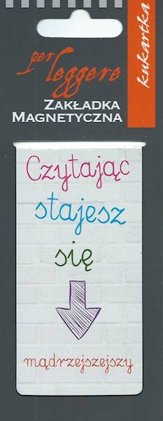 Zakładka magnetyczna "Czytając stajesz się mądrzejszejszy" ZK130