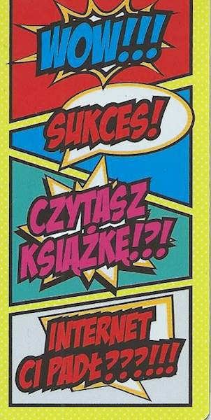 Zakładka magnetyczna "WOW!!! SUKCES! CZYTASZ KSIĄŻKĘ!?! ..." ZK133