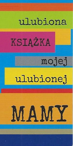 Zakładka magnetyczna "ulubiona KSIĄŻKA mojej ulubionej MAMY" ZK136