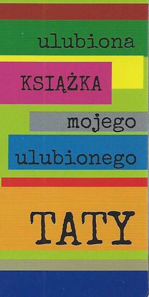 Zakładka magnetyczna "ulubiona KSIĄŻKA mojego ulubionego TATY" ZK137