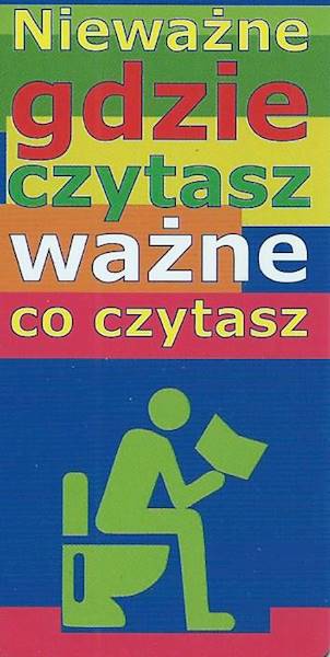 Zakładka magnetyczna "Nieważne gdzie czytasz ważne co czytasz" ZK140