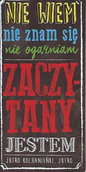 Zakładka magnetyczna "NIE WIEM nie znam się nie ogarniam..." ZK142