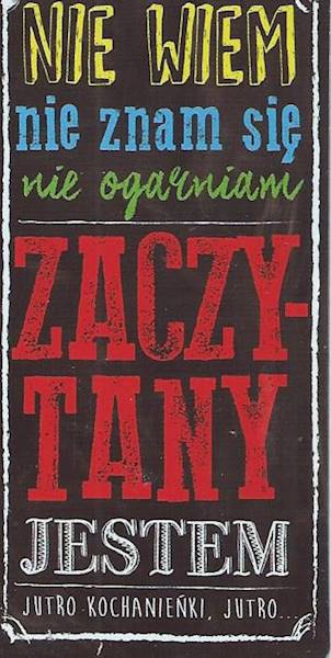 Zakładka magnetyczna "NIE WIEM nie znam się nie ogarniam..." ZK142
