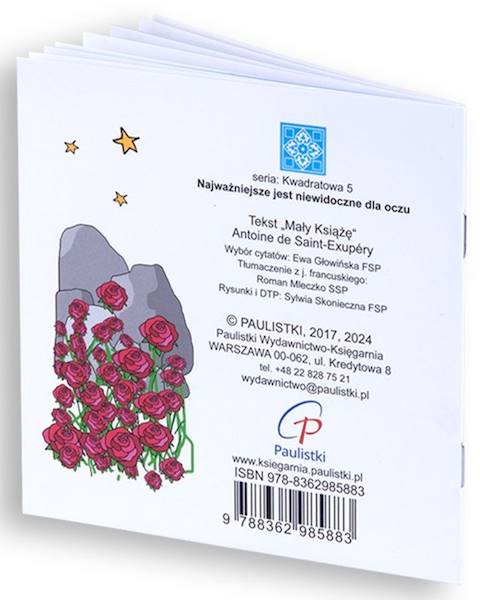 Najważniejsze jest niewidoczne dla oczu - Antoine de Saint-Exupéry - seria Kwadratowa 5