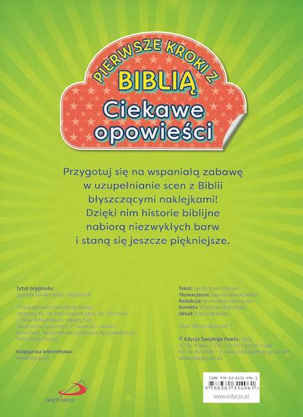 Ciekawe opowieści. PIERWSZE KROKI Z BIBLIĄ - Jacob Vium-Olsen