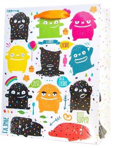 Torebka prezentowa Dziecięca 13x17,9x8 cm TS-094 wzór 4