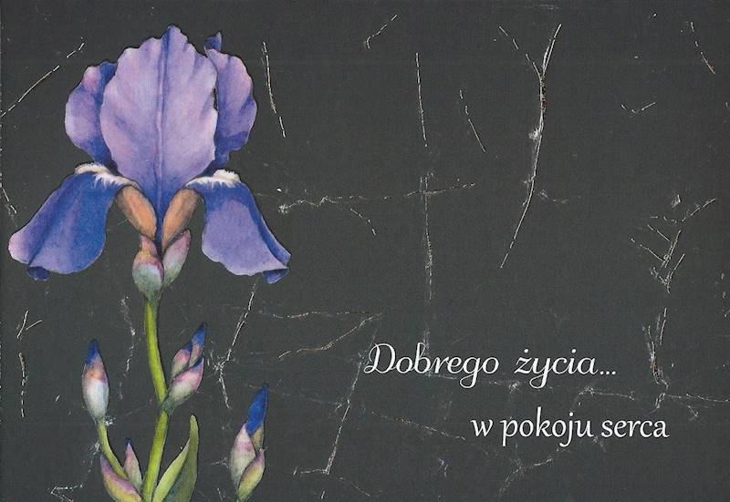Karnet z kopertą: 2. DOBREGO ŻYCIA... w pokoju serca - William Penn