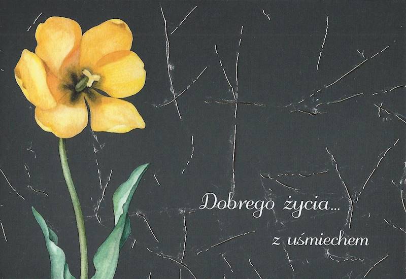 Karnet z kopertą: 7. DOBREGO ŻYCIA... z uśmiechem - Wiktor Hugo