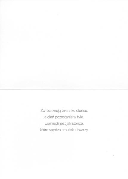 Karnet z kopertą: 7. DOBREGO ŻYCIA... z uśmiechem - Wiktor Hugo