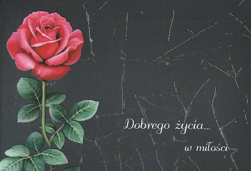Karnet z kopertą: 12. DOBREGO ŻYCIA... w miłości - ks. Marek Dziewiecki; Mt 6, 21