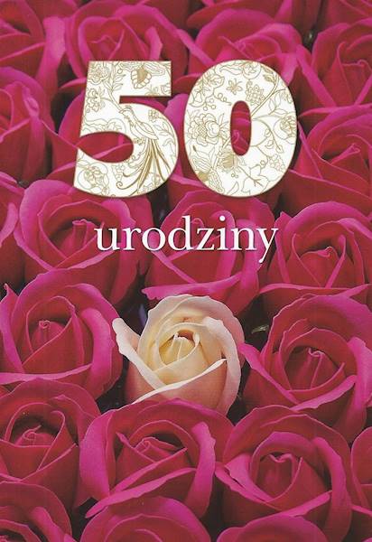 Karnet z kopertą: Z PAMIĘCIĄ 8. "50 urodziny"