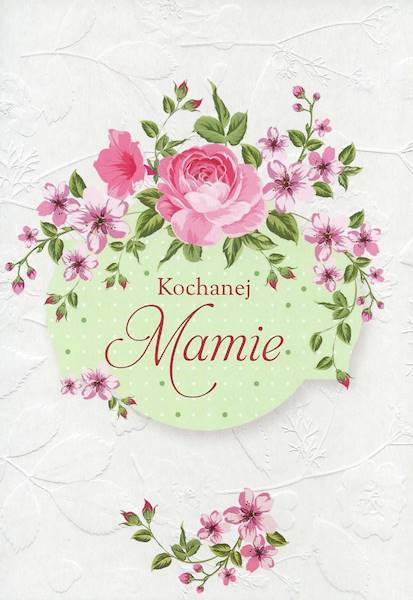 Karnet z kopertą: Z PAMIĘCIĄ 9. Kochanej Mamie
