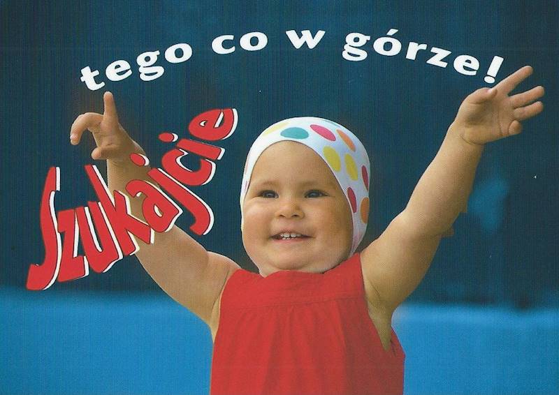 Kartka Pocztówka MALUCHY 18. 2 "Szukajcie tego co w górze!"