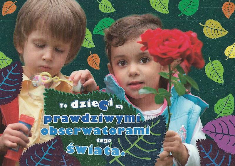 Kartka Pocztówka UŚMIECH DZIECKA 1. "To dzieci są ..."