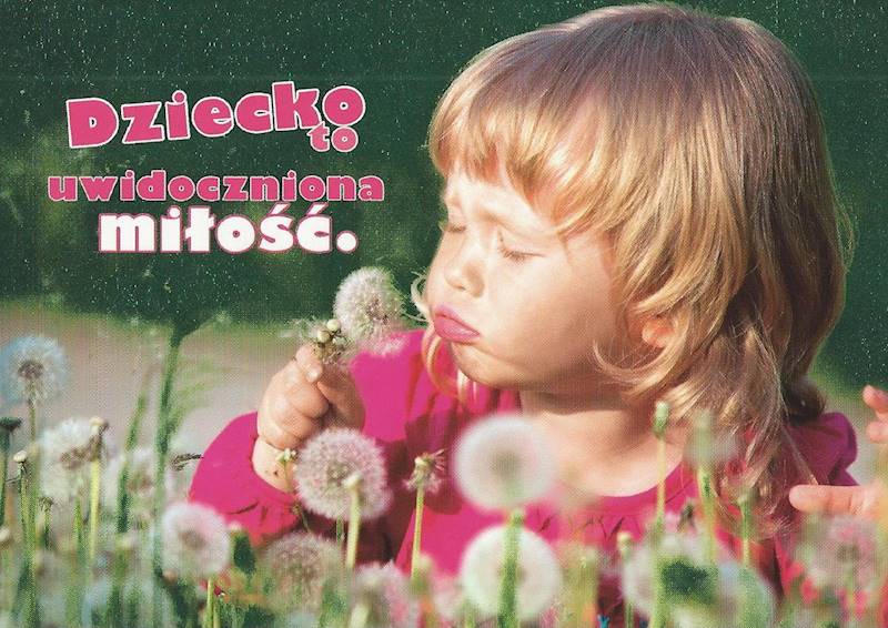 Kartka Pocztówka UŚMIECH DZIECKA 3. "Dziecko to..."