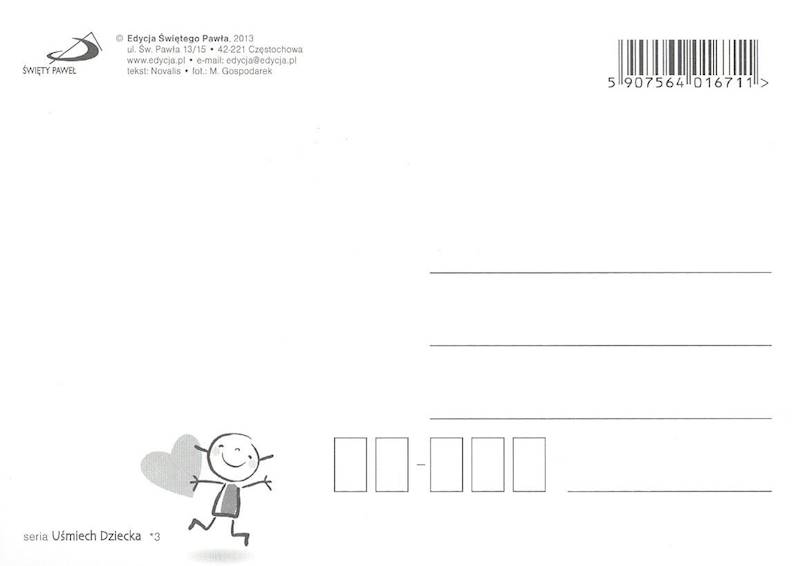 Kartka Pocztówka UŚMIECH DZIECKA 3. "Dziecko to..."