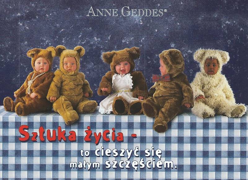 Kartka Pocztówka Anne Geddes - RADOŚĆ ŻYCIA 6