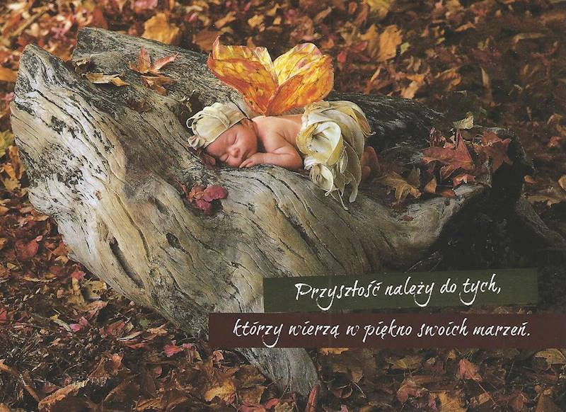 Kartka Pocztówka Anne Geddes - SIŁA MARZEŃ 1