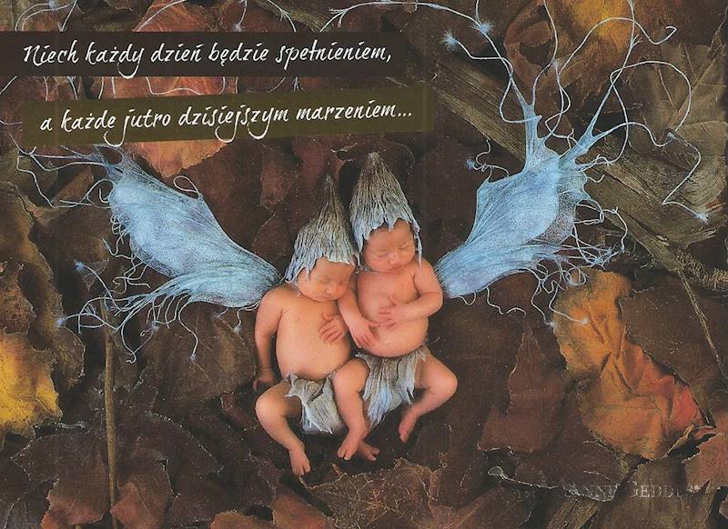 Kartka Pocztówka Anne Geddes - SIŁA MARZEŃ 2