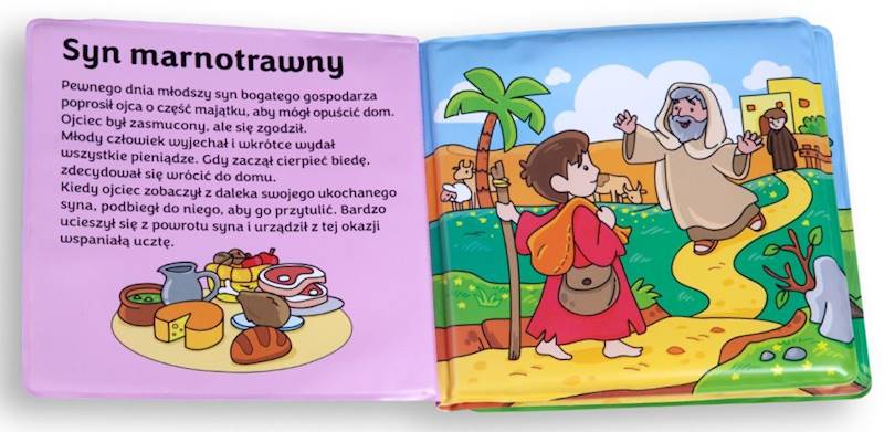 DLA MALUCHA: Przypowieści Jezusa - książka wodoodporna
