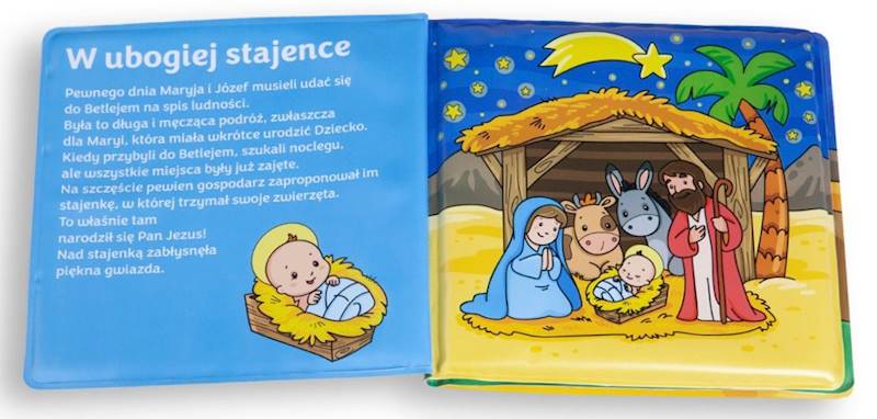 DLA MALUCHA: Narodziny Jezusa - książka wodoodporna