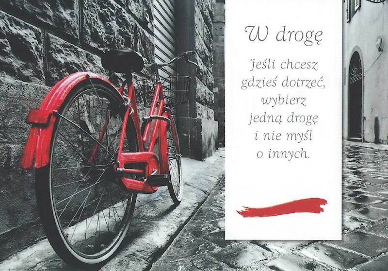 Karnet z kopertą: RETRO 1. "W drogę"