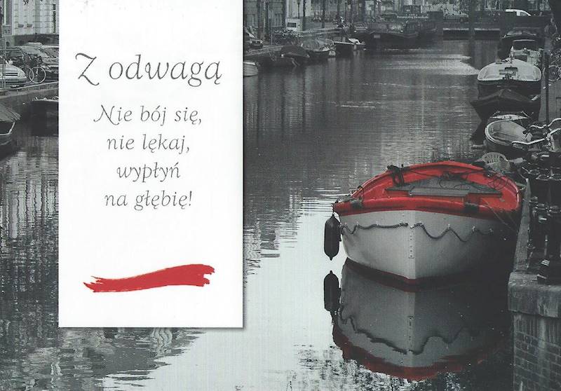 Karnet z kopertą: RETRO 4. "Z odwagą"