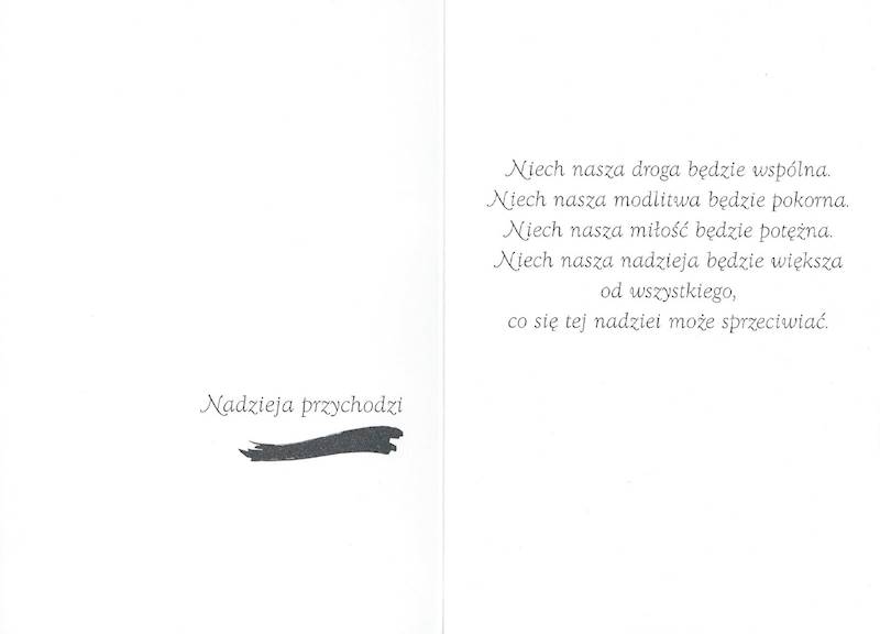 Karnet z kopertą: RETRO 6. "Nadzieja przychodzi"