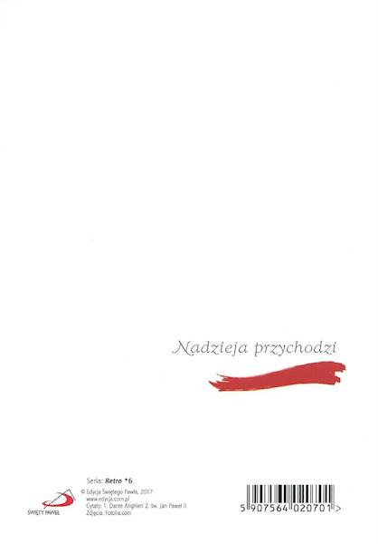 Karnet z kopertą: RETRO 6. "Nadzieja przychodzi"