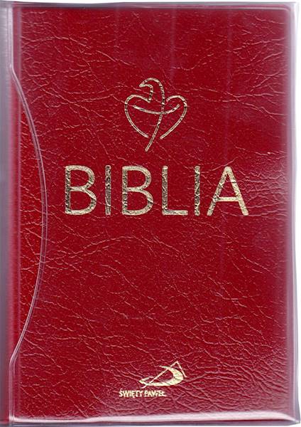 BIBLIA STARY i NOWY TESTAMENT Tabor - PVC, bordowy