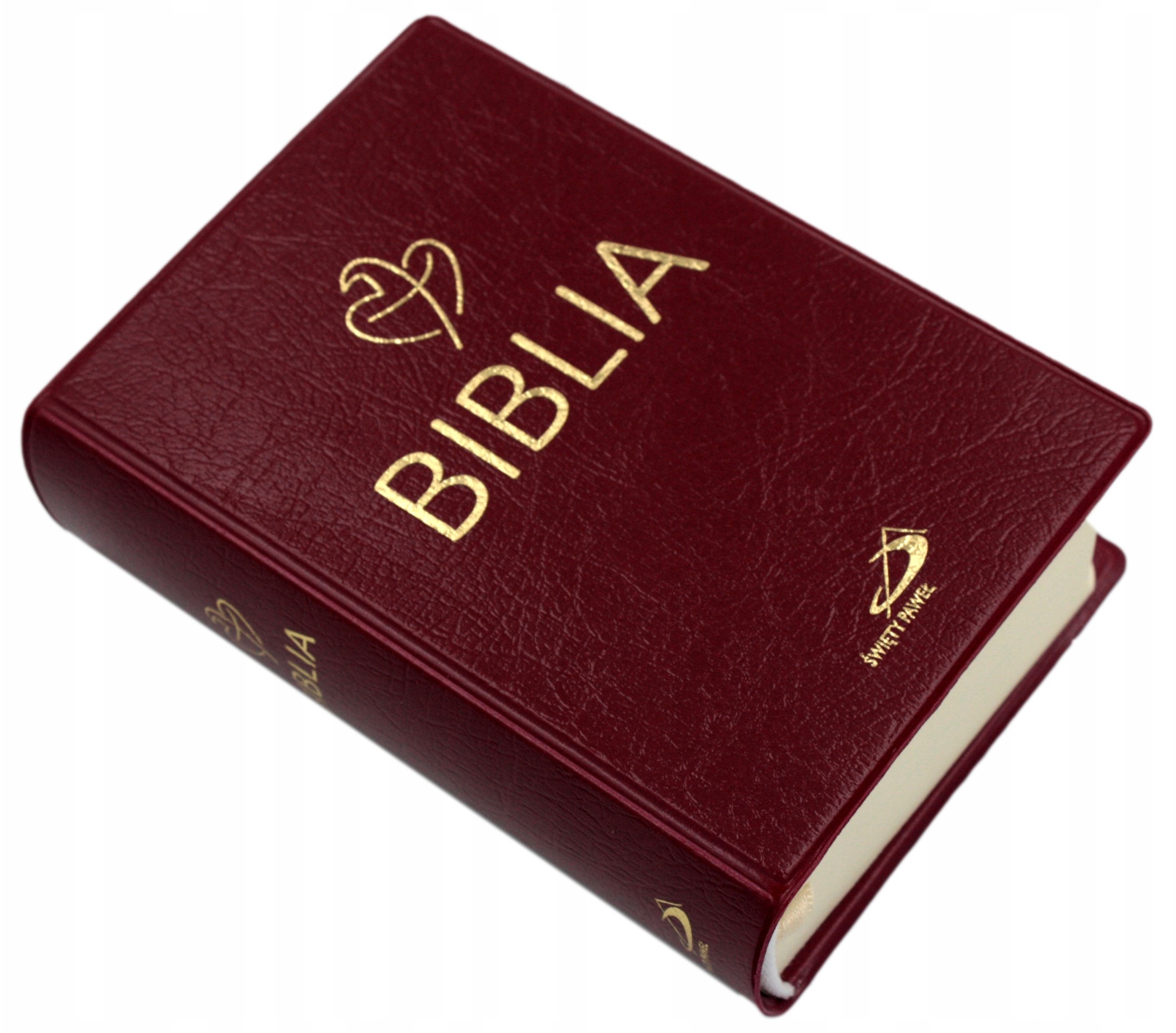 BIBLIA STARY i NOWY TESTAMENT Tabor - PVC, bordowy