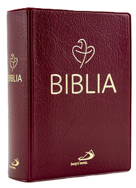 BIBLIA STARY i NOWY TESTAMENT Tabor - PVC, bordowy