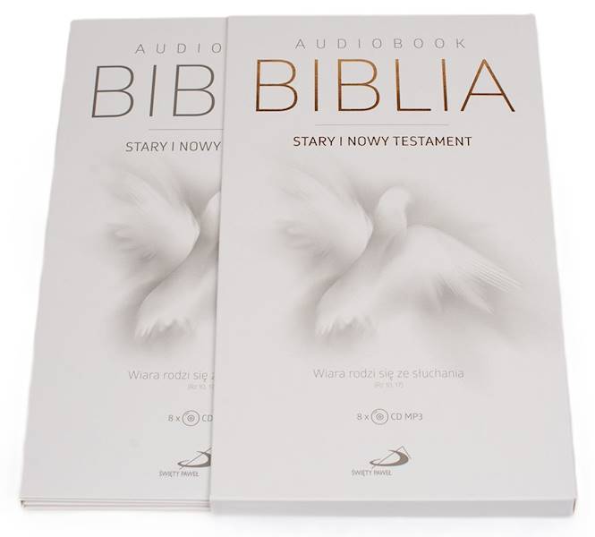 BIBLIA STARY i NOWY TESTAMENT - AUDIOBOOK MP3 (8 CD)