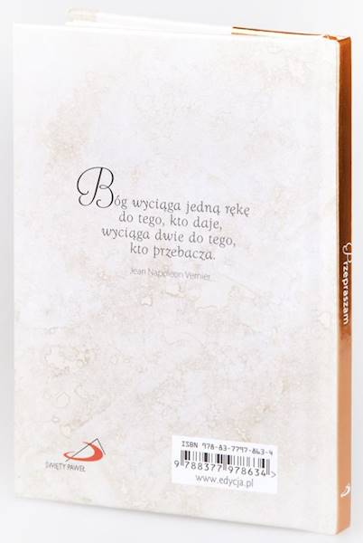 Książeczka upominkowa - ZŁOTA 6: Przepraszam
