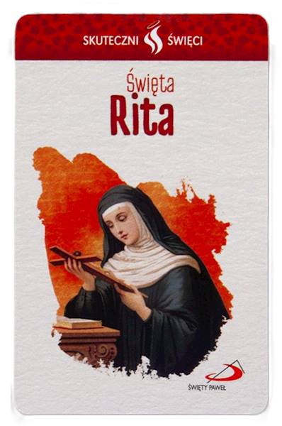 SKUTECZNI ŚWIĘCI: Święta Rita - obrazek w formie karty