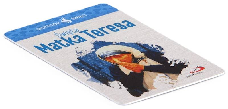 SKUTECZNI ŚWIĘCI: Święta Matka Teresa - obrazek w formie karty