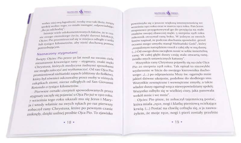 SKUTECZNI ŚWIĘCI: Święty Ojciec Pio - książka