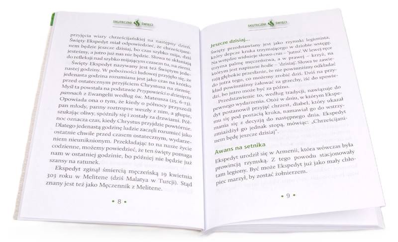 SKUTECZNI ŚWIĘCI: Święty Ekspedyt - książka