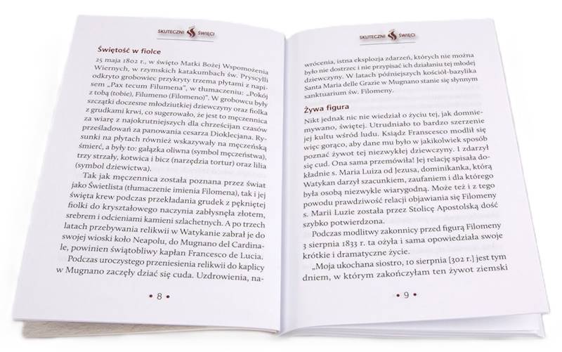 SKUTECZNI ŚWIĘCI: Święta Filomena - książka