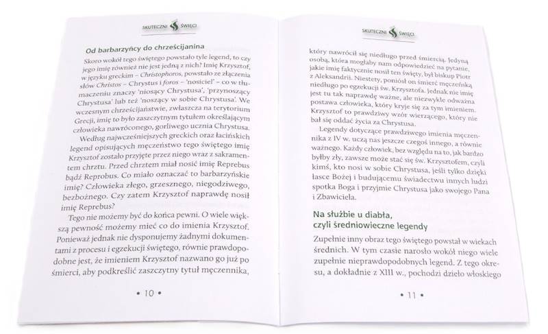 SKUTECZNI ŚWIĘCI: Święty Krzysztof - książka