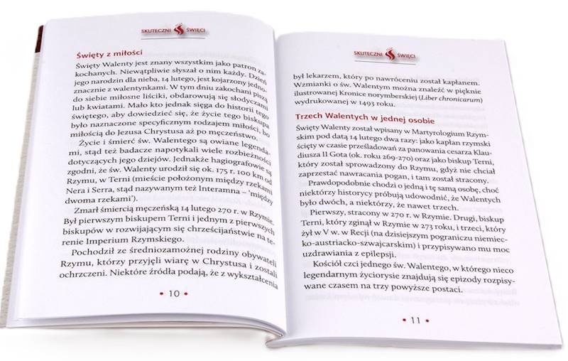 SKUTECZNI ŚWIĘCI: Święty Walenty - książka