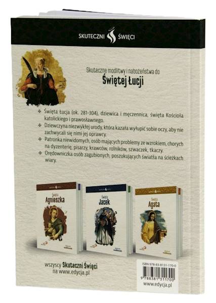 SKUTECZNI ŚWIĘCI: Święta Łucja - książka