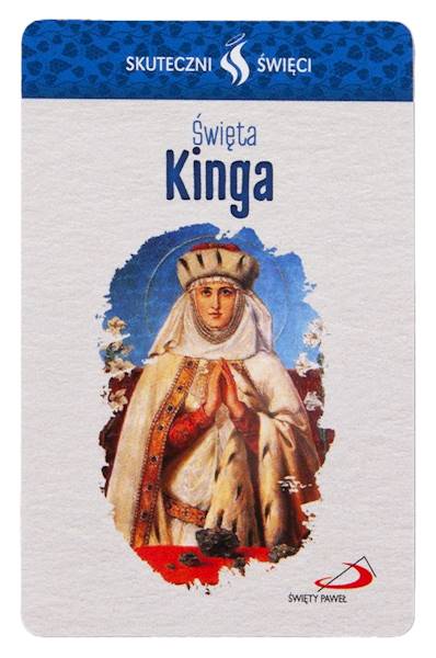 SKUTECZNI ŚWIĘCI: Święta Kinga - obrazek w formie karty