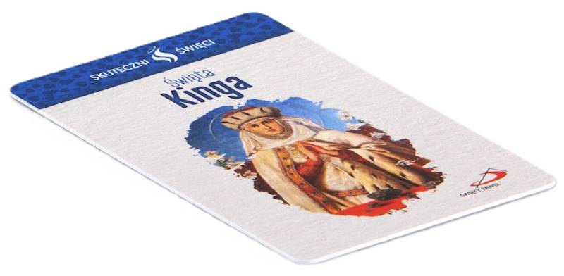 SKUTECZNI ŚWIĘCI: Święta Kinga - obrazek w formie karty