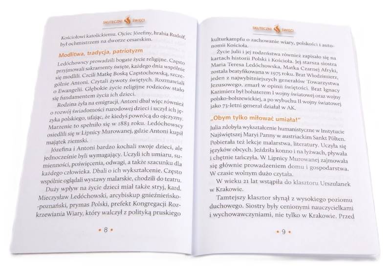 SKUTECZNI ŚWIĘCI: Święta Urszula Ledóchowska - książka