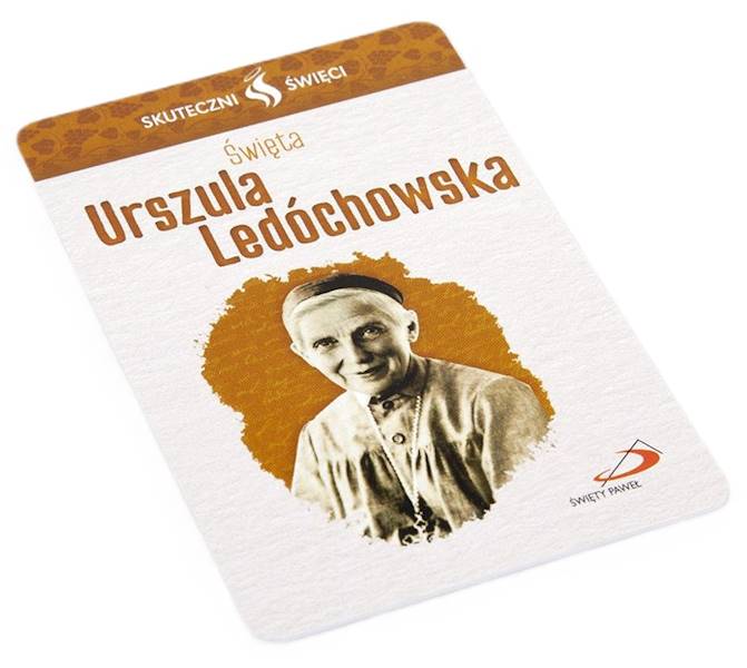 SKUTECZNI ŚWIĘCI: Święta Urszula Ledóchowska - obrazek w formie karty