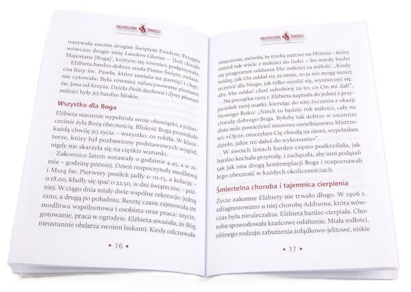 SKUTECZNI ŚWIĘCI: Święta Elżbieta od Trójcy Świętej - książka