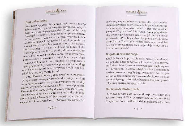 SKUTECZNI ŚWIĘCI: Święty Karol de Foucauld - książka