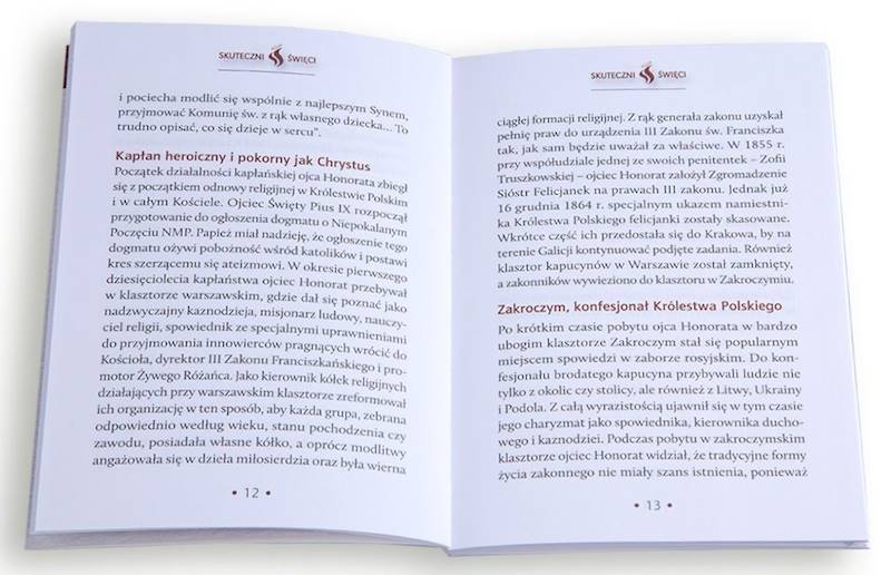 SKUTECZNI ŚWIĘCI: Błogosławiony Honorat Koźmiński - książka